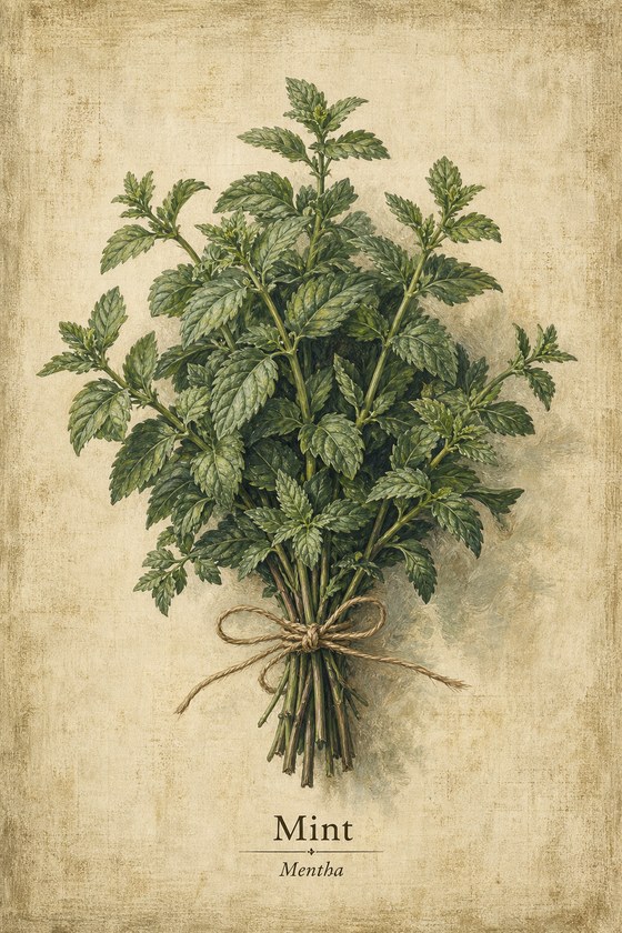 Mint print for a collected gallery wall