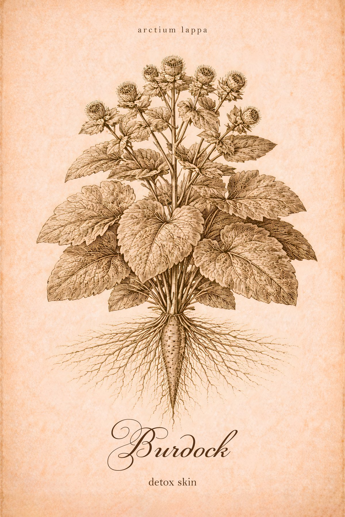 Yarrow Botanical Print, Medicinal Herb Wall Art, Vintage Apothecary Poster